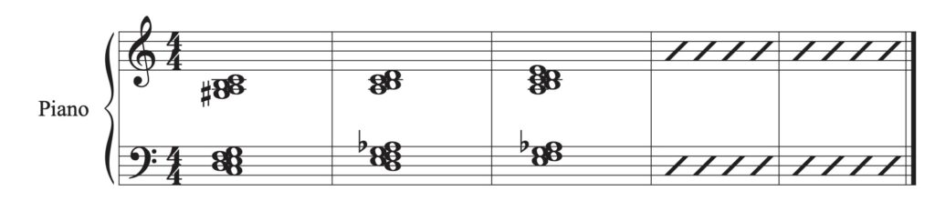 鋼琴雙手音階視覺化練習，雙手同時按下 C Major Bebop Scale 所有音，以整體方式觀察音階在琴鍵上的排列，建立音階結構與鍵盤記憶。